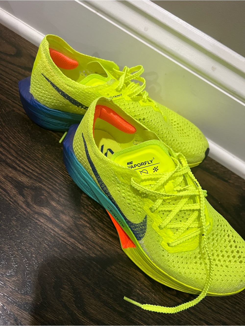 Nike Women’s Vaporfly Neon Yellow Racing Shoes